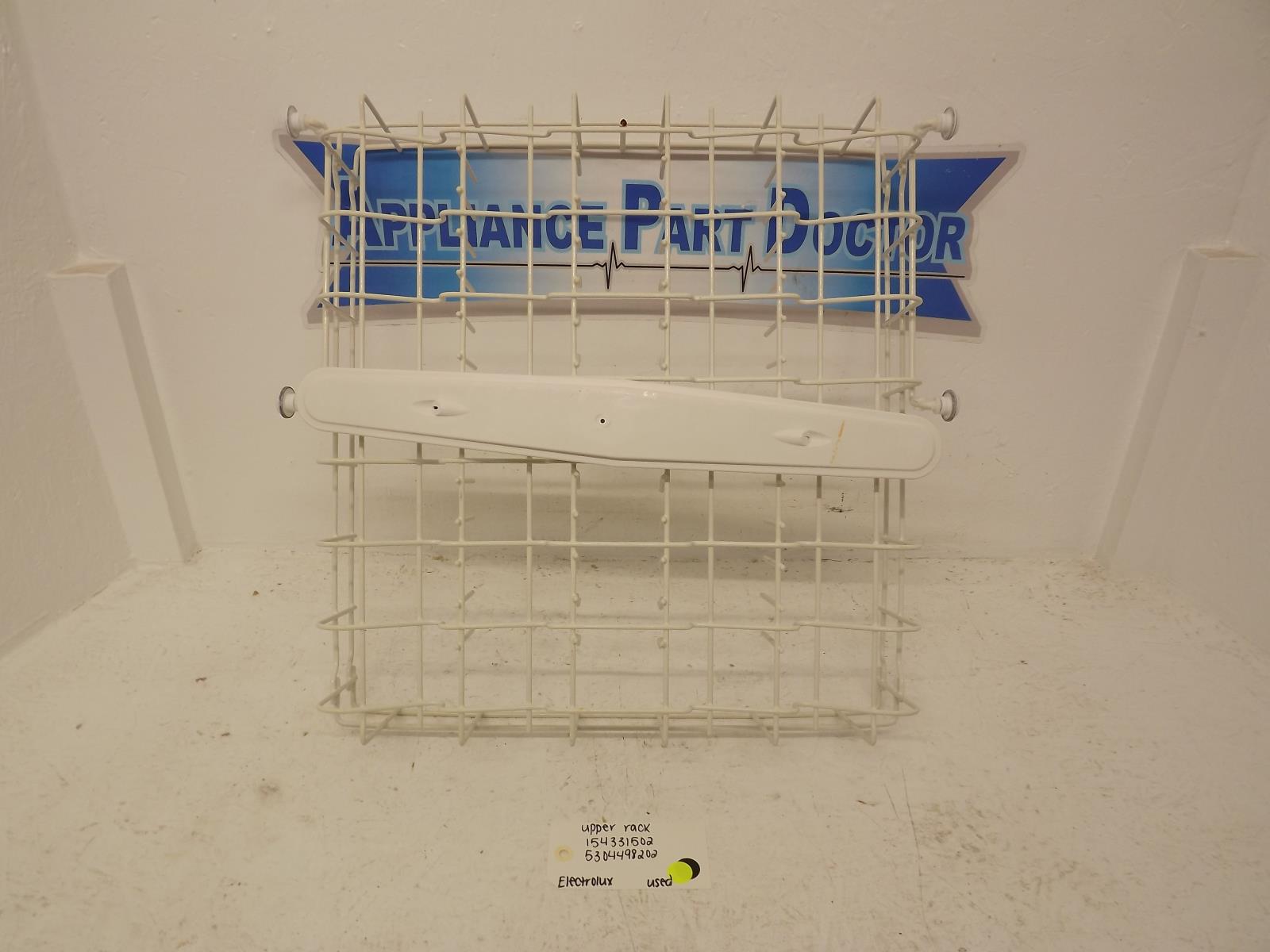 Electrolux Dishwasher 154331502 5304498202 Upper Rack Used Electrolux Dishwasher 154331502 5304498202 Upper Rack Used